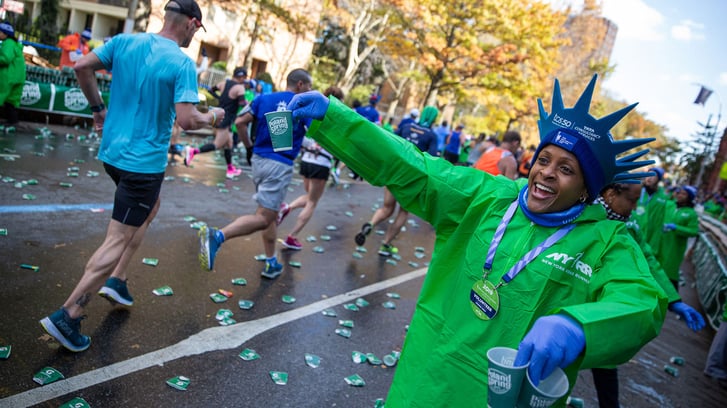 Volunteer at 2019 TCS New York City Marathon