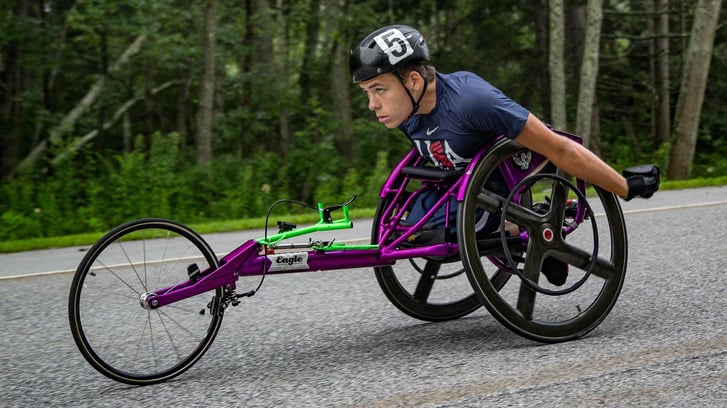 Wheelchair athlete Jason Robinson