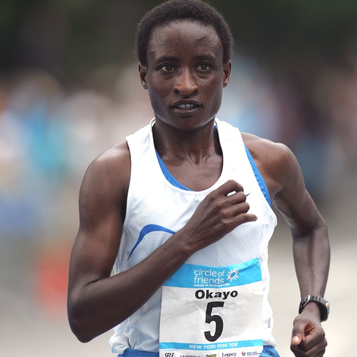 Margaret Okayo running in NYRR New York Mini 10K