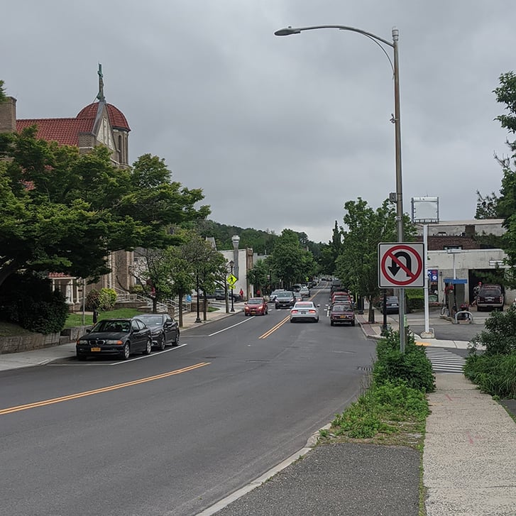Main street Hastings-on-Hudson