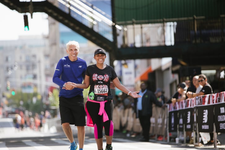 Peter Ciaccia and a Bronx 10 Mile Runner