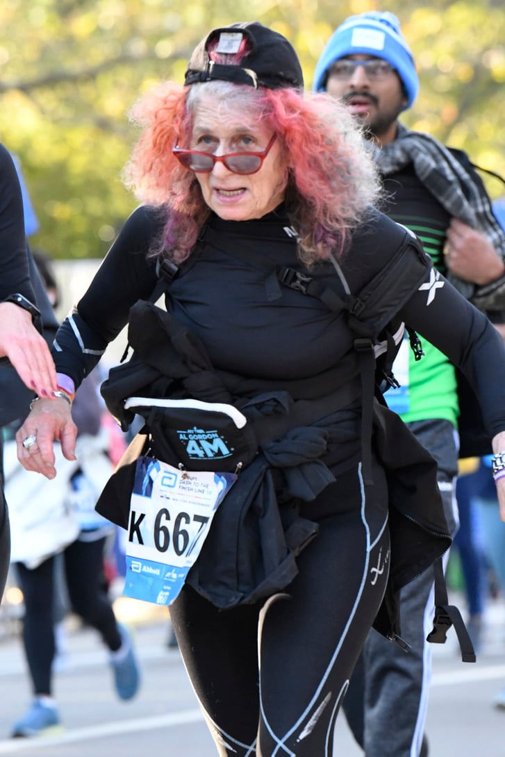 Runner Ruth Liebowitz in the 2019 NYRR al Gordon Brooklyn 4M