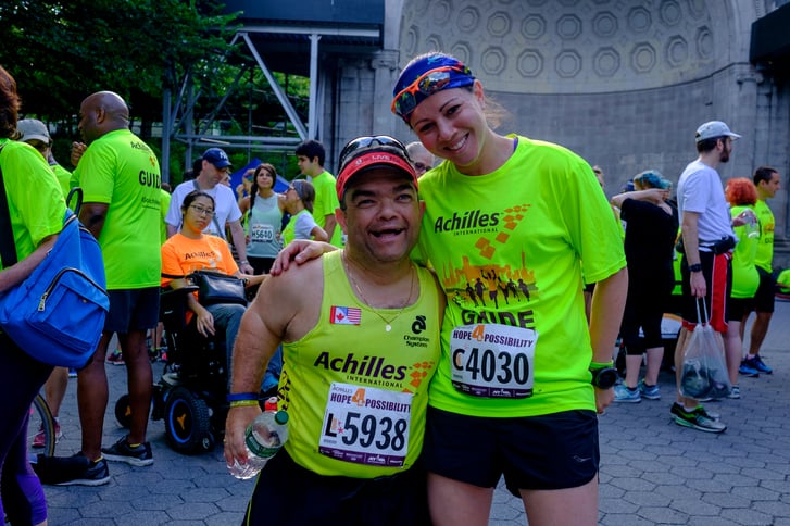 Post finish 2017 Achilles Hope and Possibility 4M