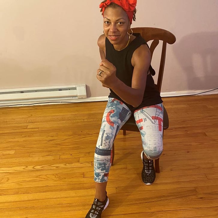 NYRR staff member sitting
