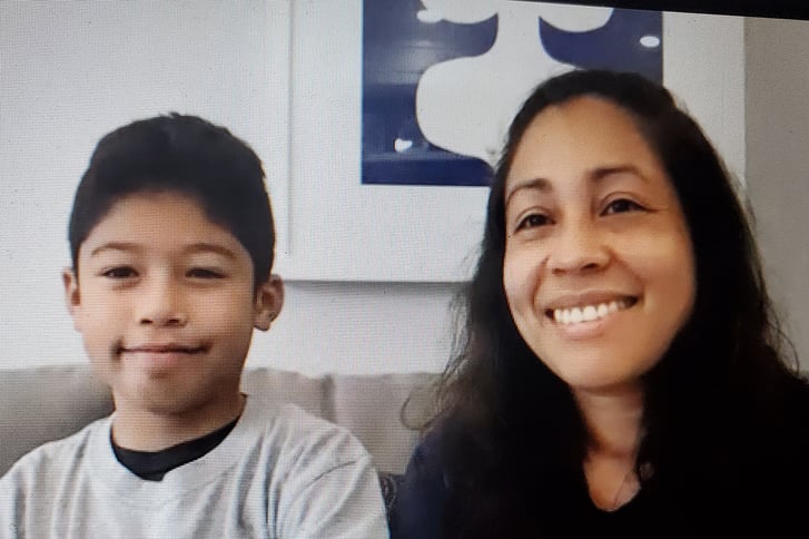 Screen shot of Matthew and Linda Parada