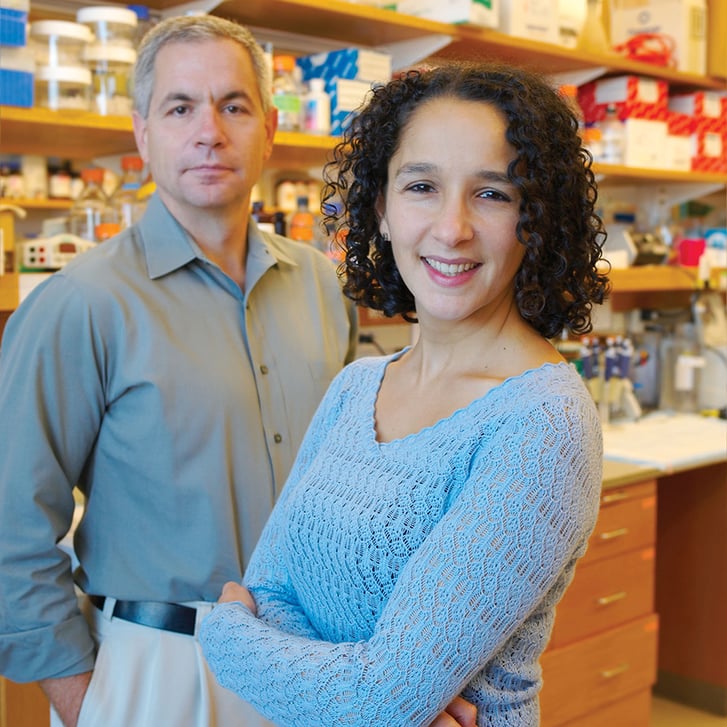 Dr. Yael Mosse and husband Dr. Maris