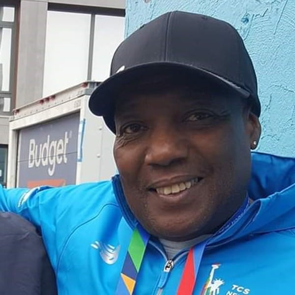 Mines Jackson volunteer at TCS New York City Marathon