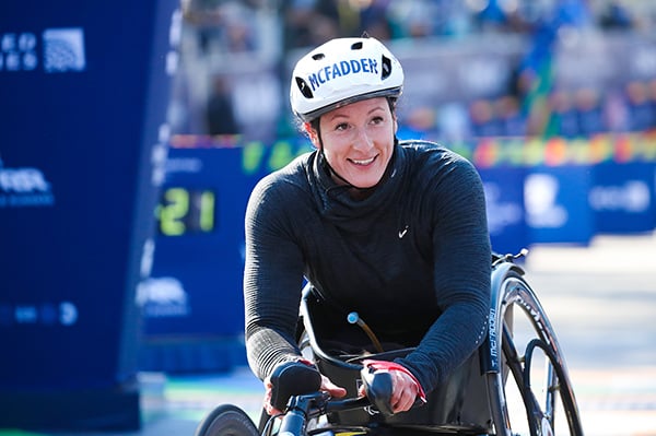 Tatyana McFadden after 2019 TCS NYC Marathon