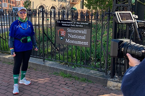Ruth Gursky at Stonewall National Monument