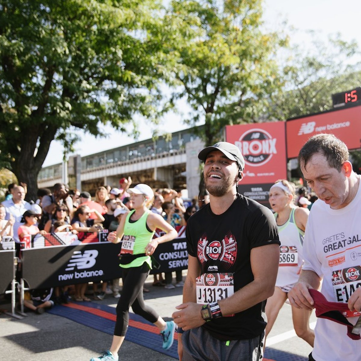 Race finishers