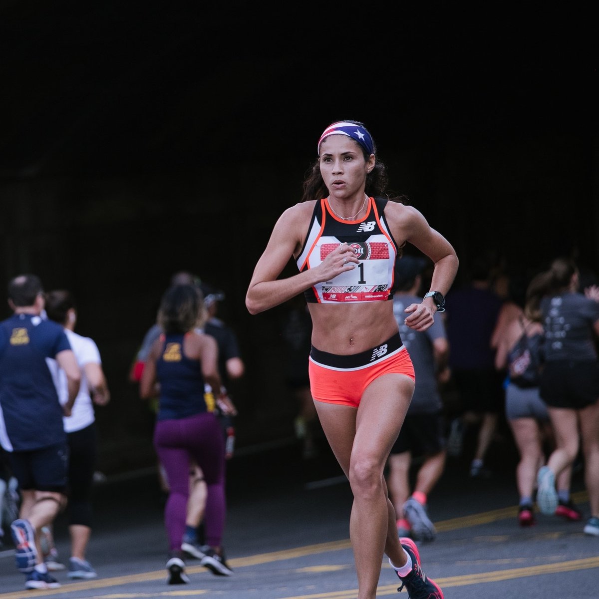 Beverly Ramos on the course.