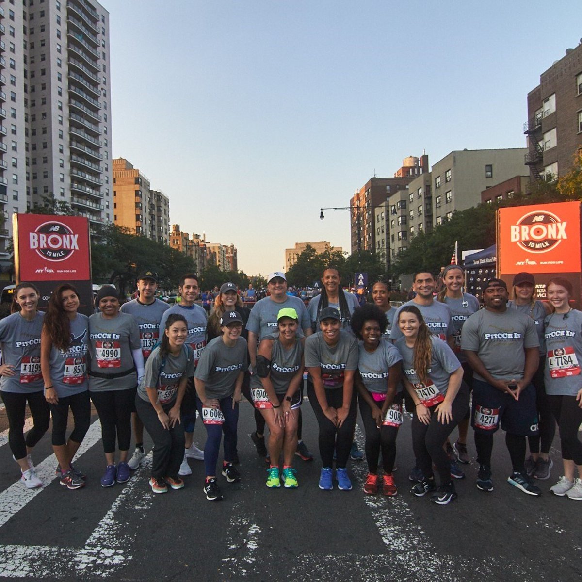 PitCCh In Foundation members at the starting line.