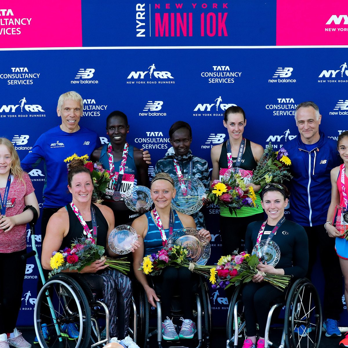Top Finishers of the open and wheelchair divisions