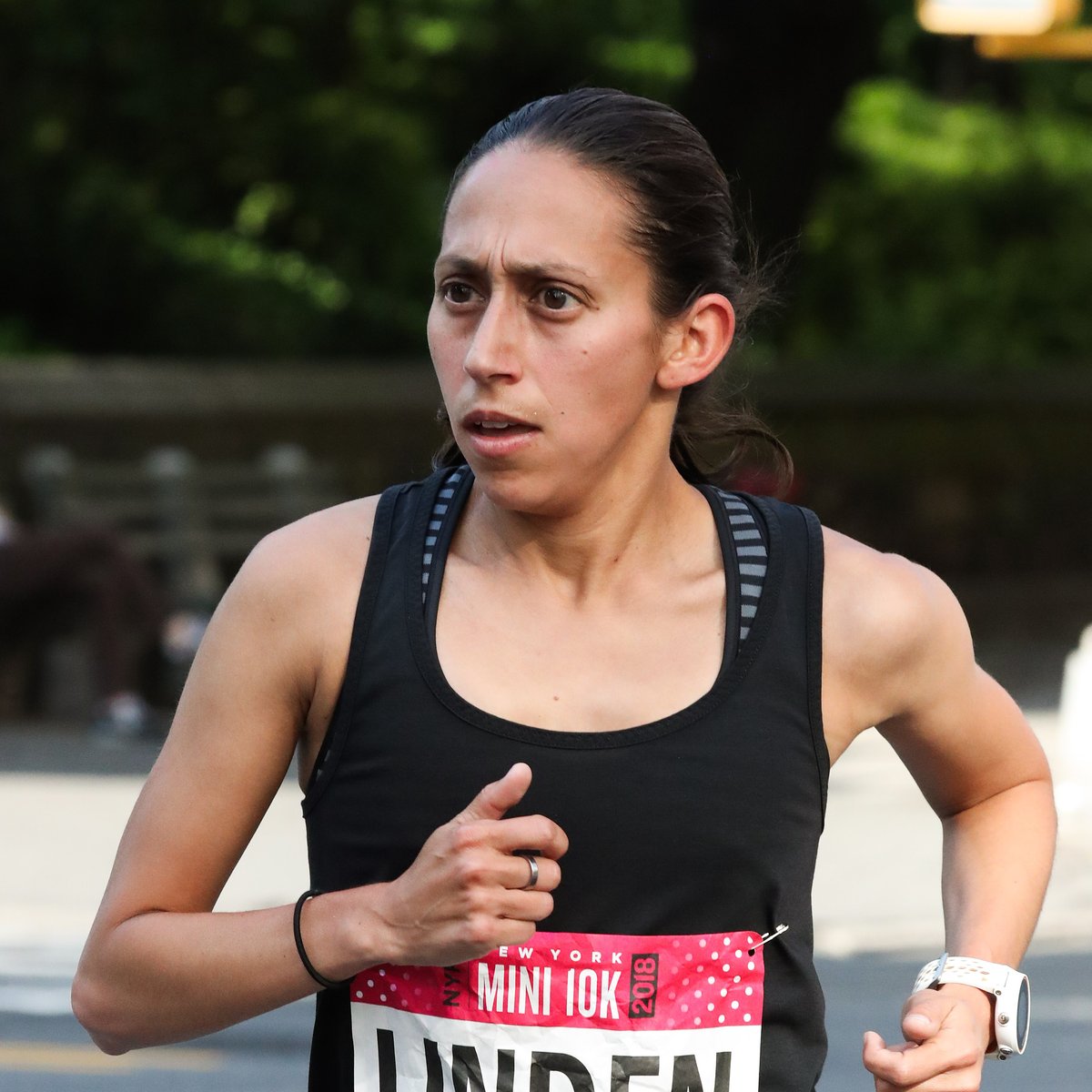 Des Linden races the Mini 10K after winning the Boston Marathon