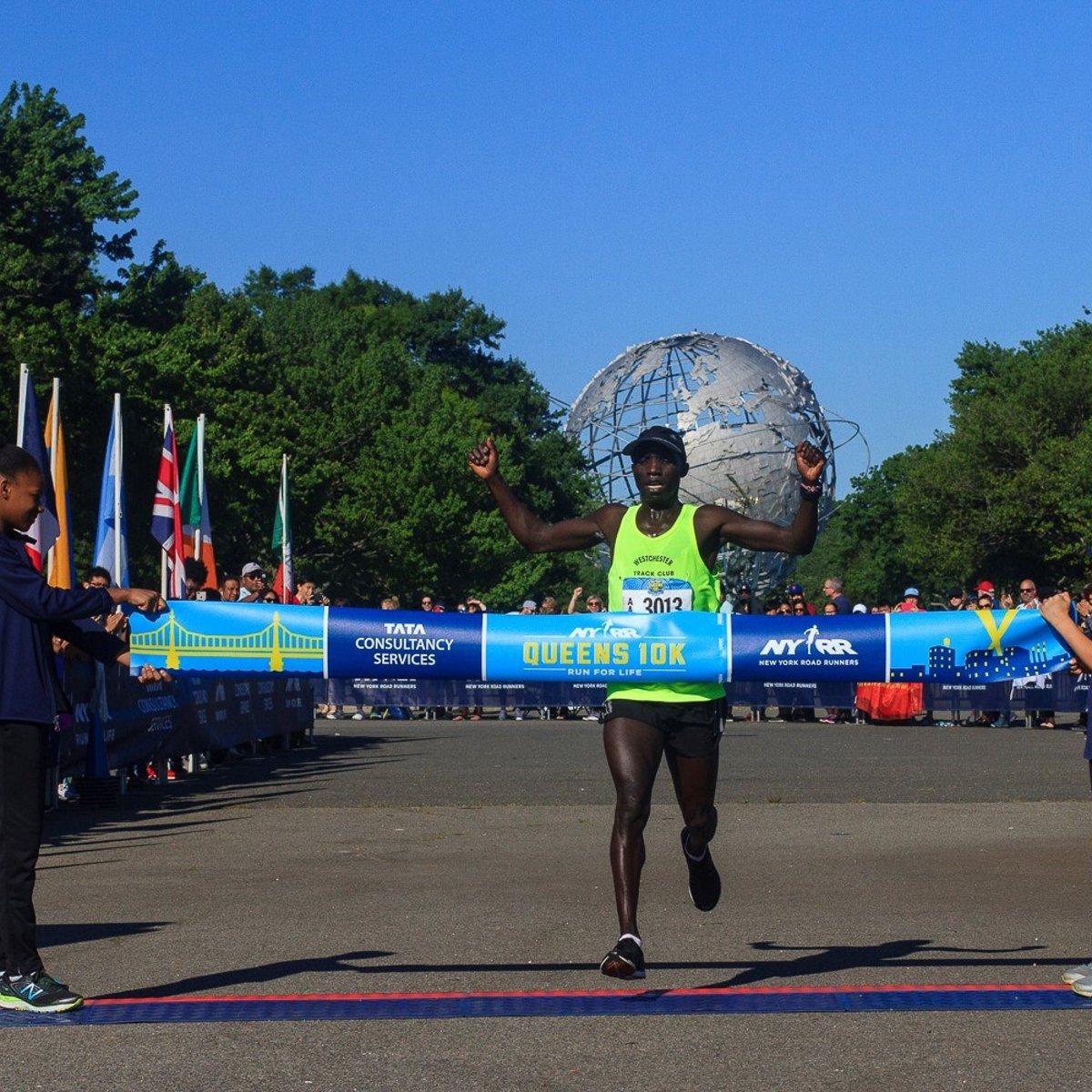 Harbert Okuti of Uganda claimed the top spot with a time of 30:11