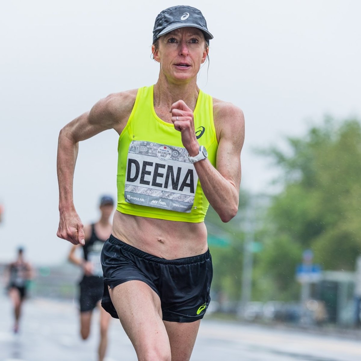 Olympian Deena Kastor was second at the 2018 Popular Brooklyn Half, her 19th race with NYRR