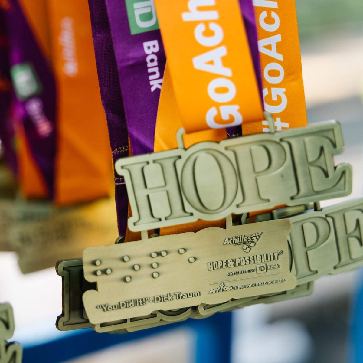 Runners at the 2025 Achilles Hope & Possibility 4M Presented by TD Bank