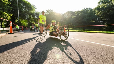 Runners at the 2025 Achilles Hope & Possibility 4M Presented by TD Bank