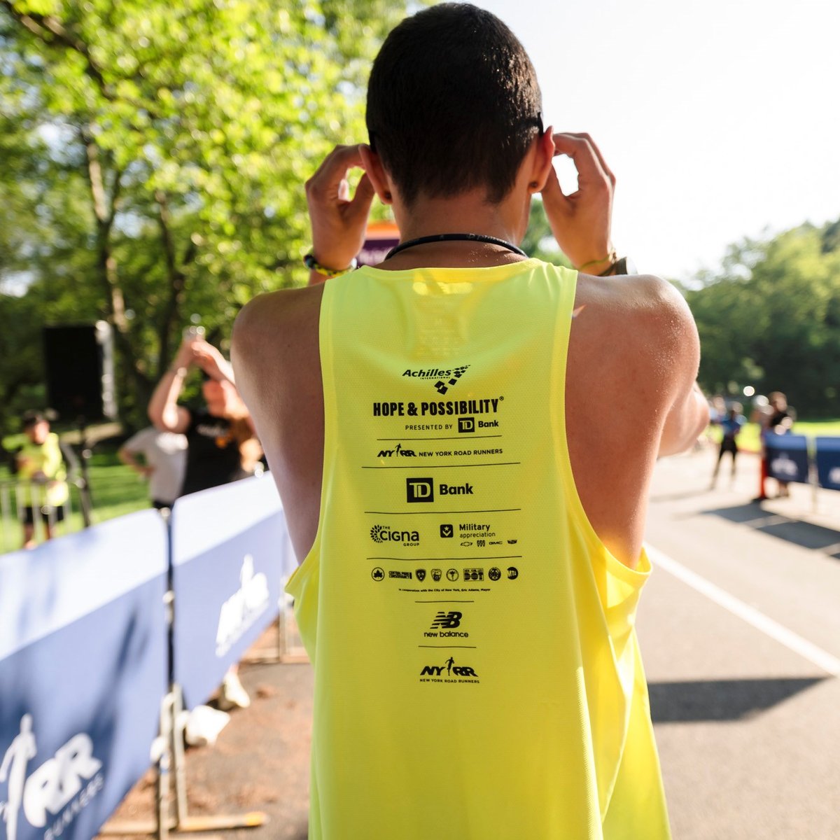 Runners at the 2025 Achilles Hope & Possibility 4M Presented by TD Bank