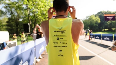 Runners at the 2025 Achilles Hope & Possibility 4M Presented by TD Bank