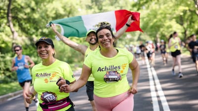Runners at the 2025 Achilles Hope & Possibility 4M Presented by TD Bank