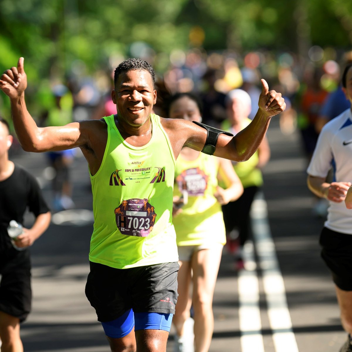Runners at the 2025 Achilles Hope & Possibility 4M Presented by TD Bank