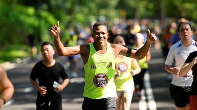 Runners at the 2025 Achilles Hope & Possibility 4M Presented by TD Bank