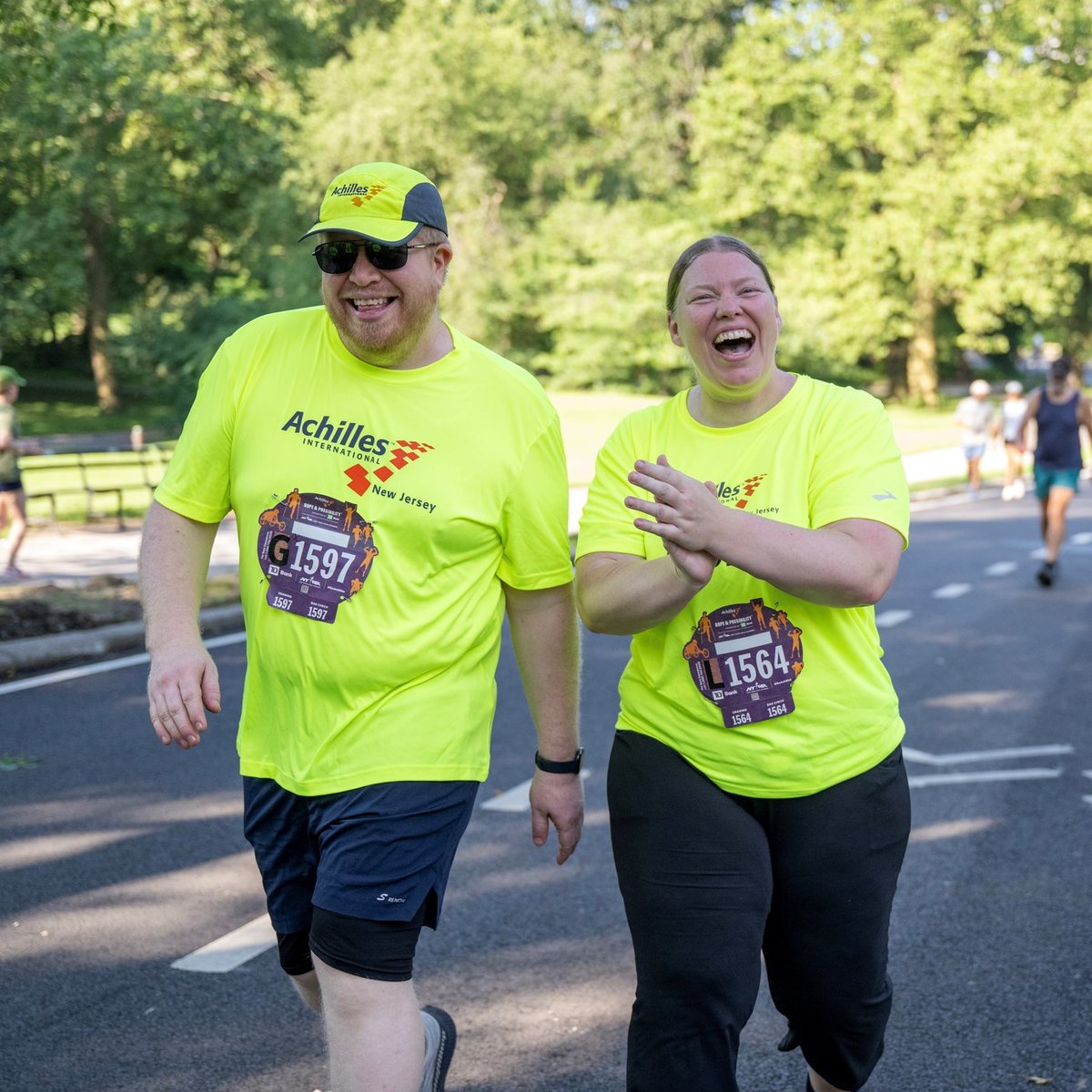 Runners at the 2025 Achilles Hope & Possibility 4M Presented by TD Bank
