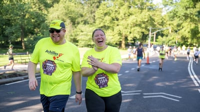 Runners at the 2025 Achilles Hope & Possibility 4M Presented by TD Bank