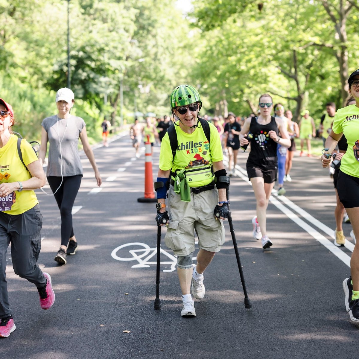 Runners at the 2025 Achilles Hope & Possibility 4M Presented by TD Bank