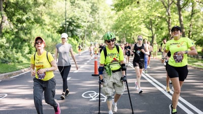 Runners at the 2025 Achilles Hope & Possibility 4M Presented by TD Bank