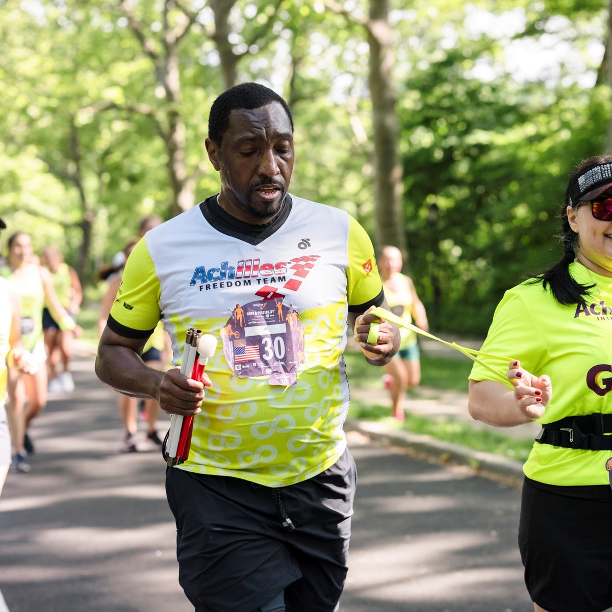 Runners at the 2025 Achilles Hope & Possibility 4M Presented by TD Bank