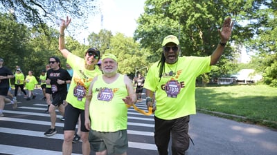 Runners at the 2025 Achilles Hope & Possibility 4M Presented by TD Bank