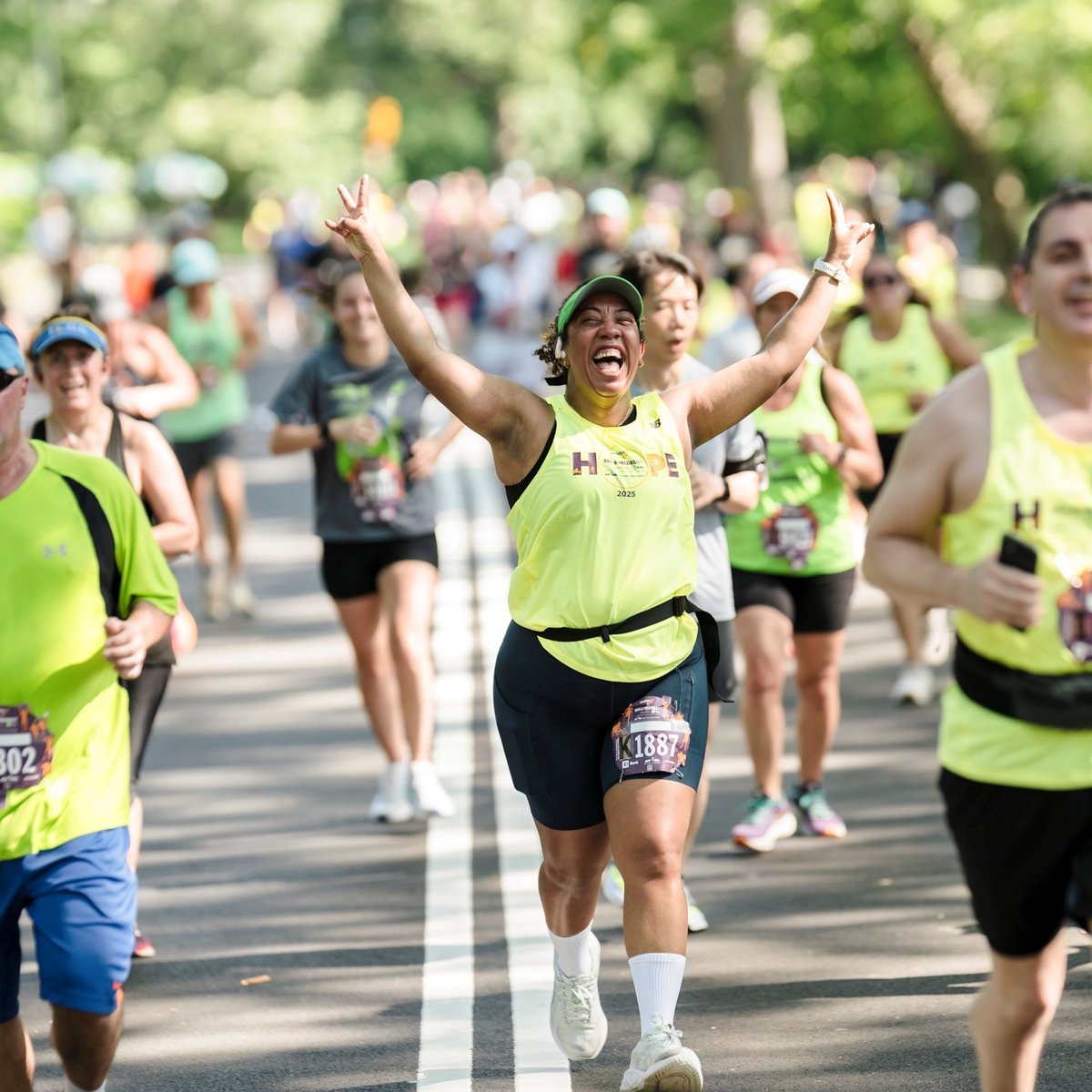 Runners at the 2025 Achilles Hope & Possibility 4M Presented by TD Bank