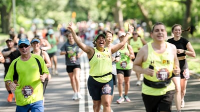 Runners at the 2025 Achilles Hope & Possibility 4M Presented by TD Bank