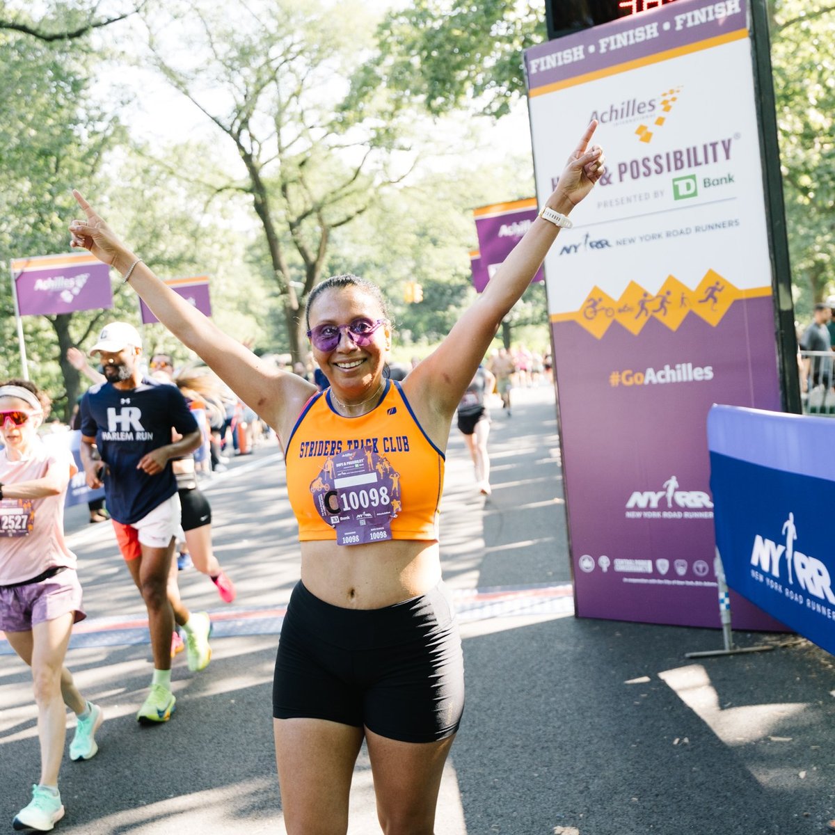 Runners at the 2025 Achilles Hope & Possibility 4M Presented by TD Bank