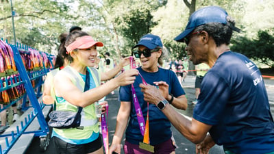 Runners at the 2025 Achilles Hope & Possibility 4M Presented by TD Bank
