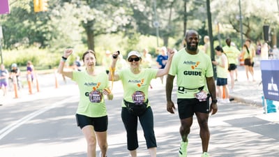 Runners at the 2025 Achilles Hope & Possibility 4M Presented by TD Bank