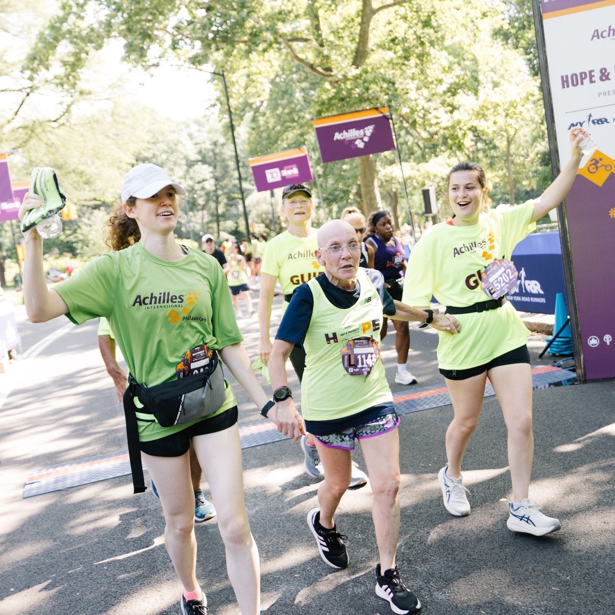 Runners at the 2025 Achilles Hope & Possibility 4M Presented by TD Bank