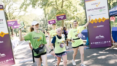 Runners at the 2025 Achilles Hope & Possibility 4M Presented by TD Bank