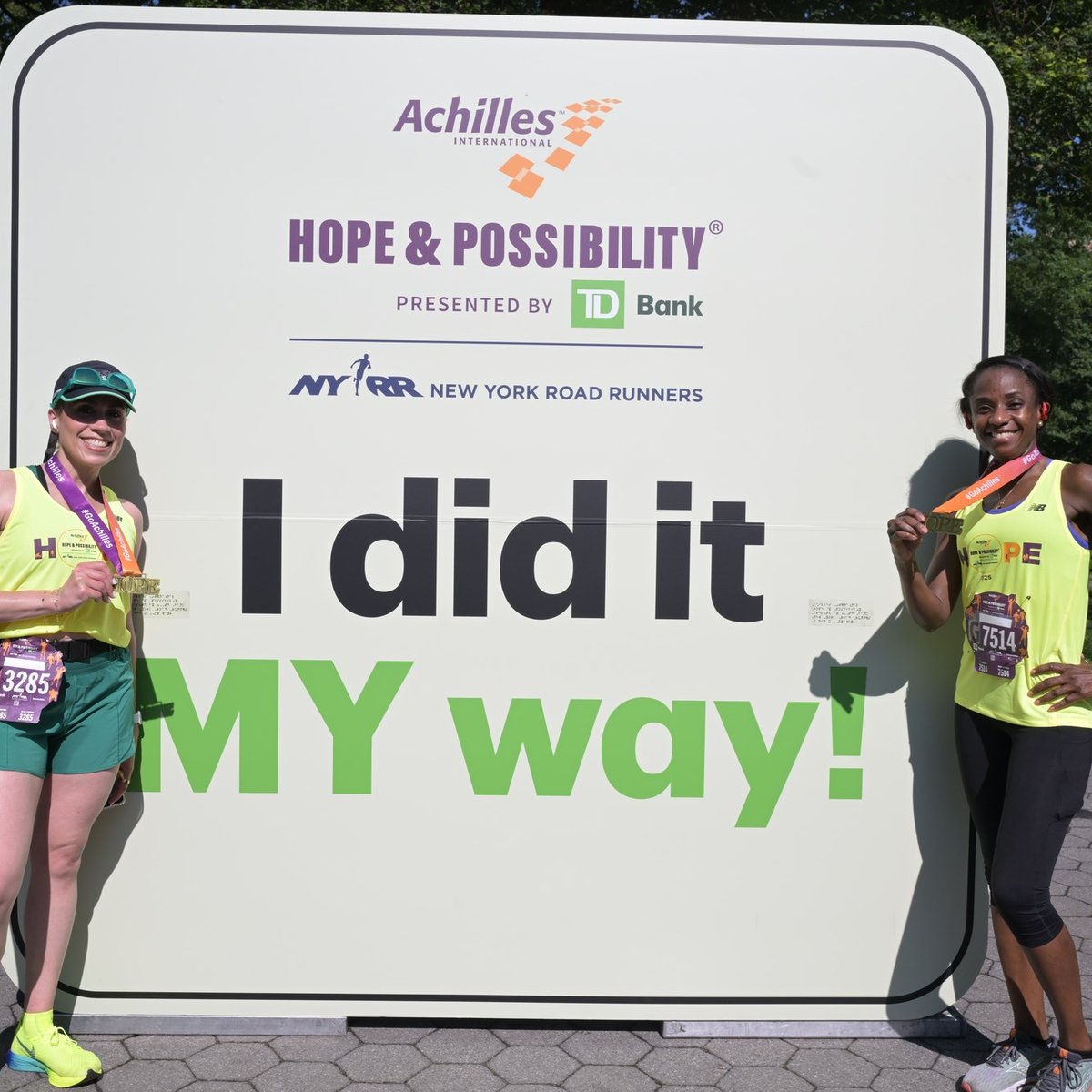 Runners at the 2025 Achilles Hope & Possibility 4M Presented by TD Bank