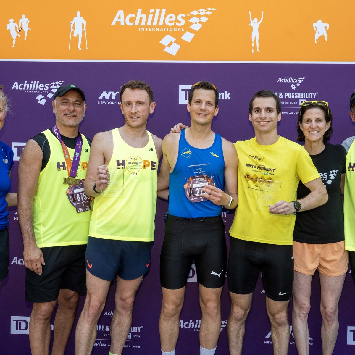 Runners at the 2025 Achilles Hope & Possibility 4M Presented by TD Bank