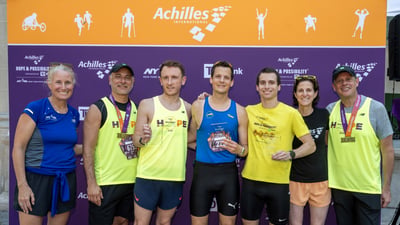 Runners at the 2025 Achilles Hope & Possibility 4M Presented by TD Bank