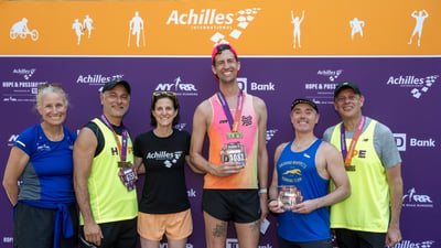 Runners at the 2025 Achilles Hope & Possibility 4M Presented by TD Bank