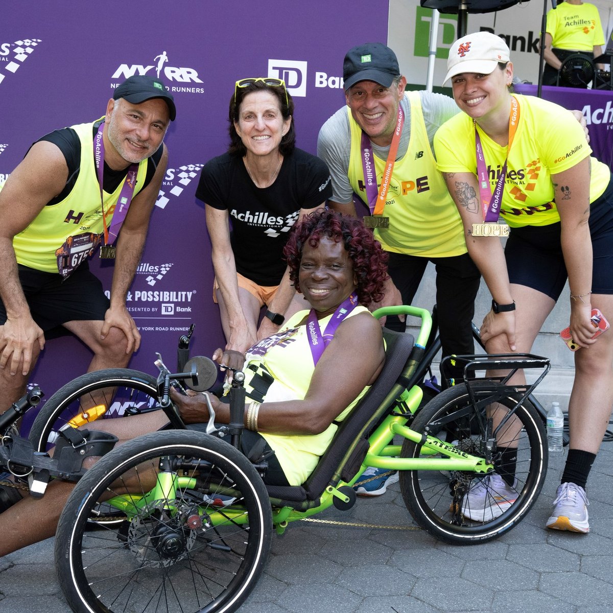 Runners at the 2025 Achilles Hope & Possibility 4M Presented by TD Bank