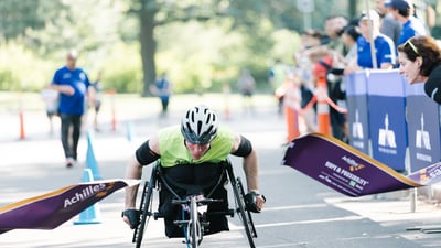 Runners at the 2025 Achilles Hope & Possibility 4M Presented by TD Bank