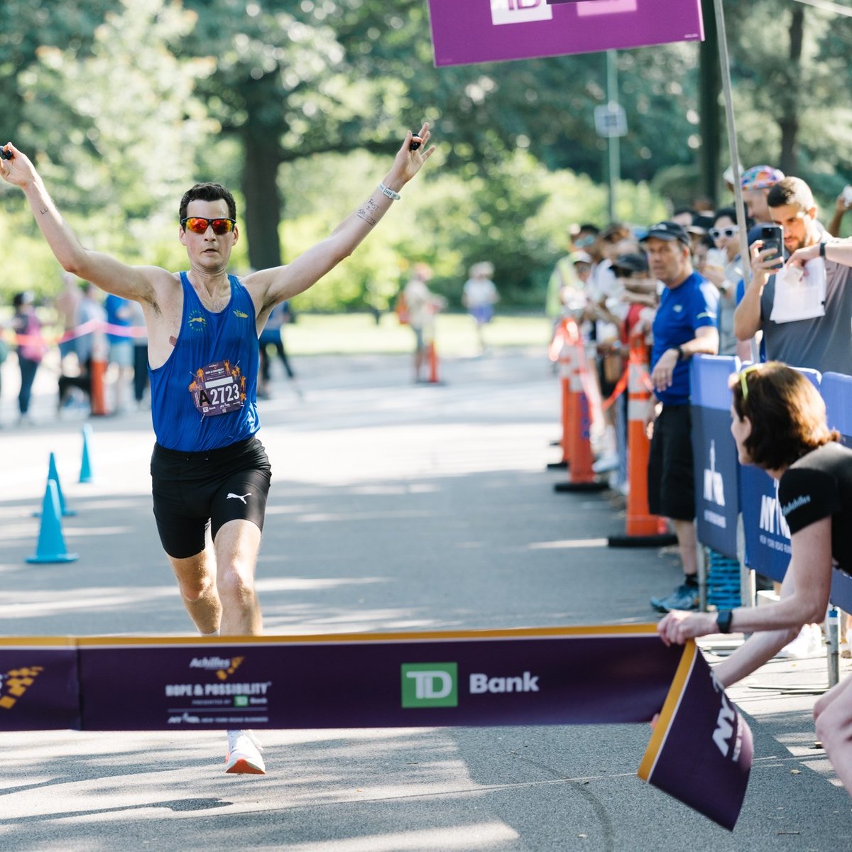 Runners at the 2025 Achilles Hope & Possibility 4M Presented by TD Bank