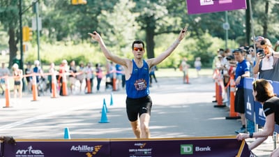Runners at the 2025 Achilles Hope & Possibility 4M Presented by TD Bank