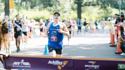 Runners at the 2025 Achilles Hope & Possibility 4M Presented by TD Bank