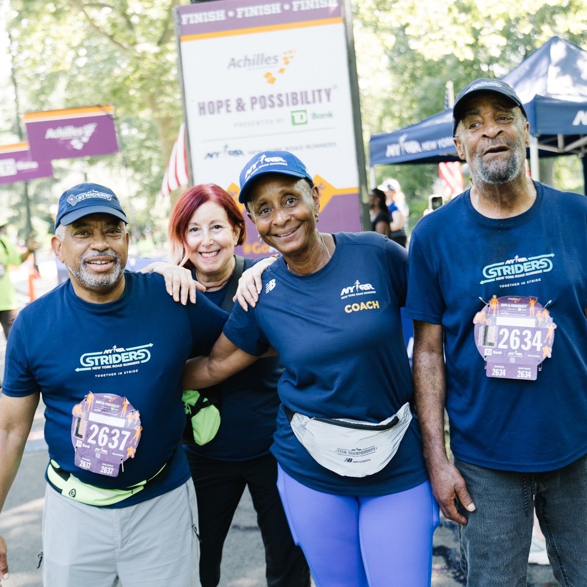 Runners at the 2025 Achilles Hope & Possibility 4M Presented by TD Bank